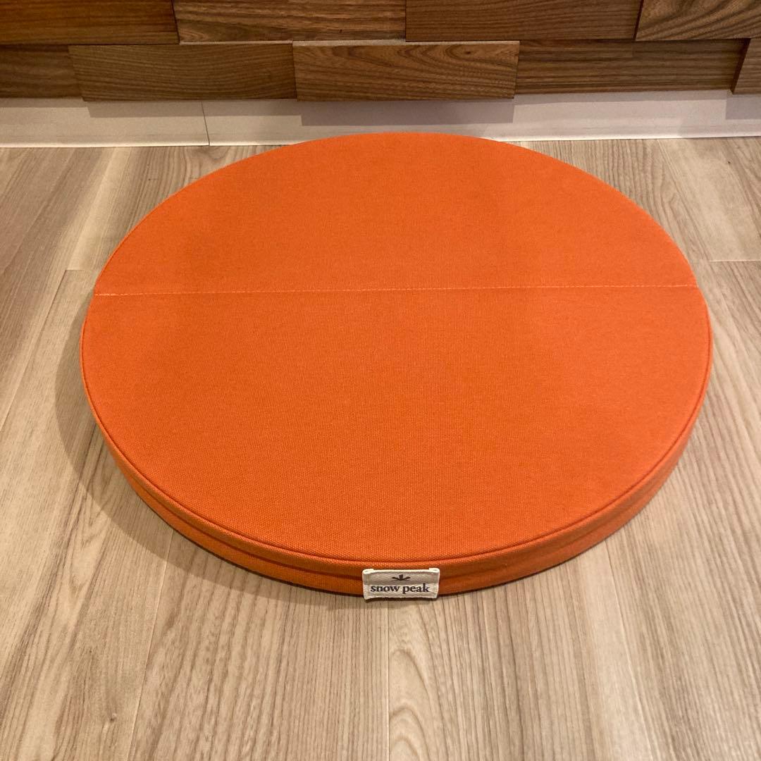 スノーピーク peakラウンジクッション2個セット【オレンジ】