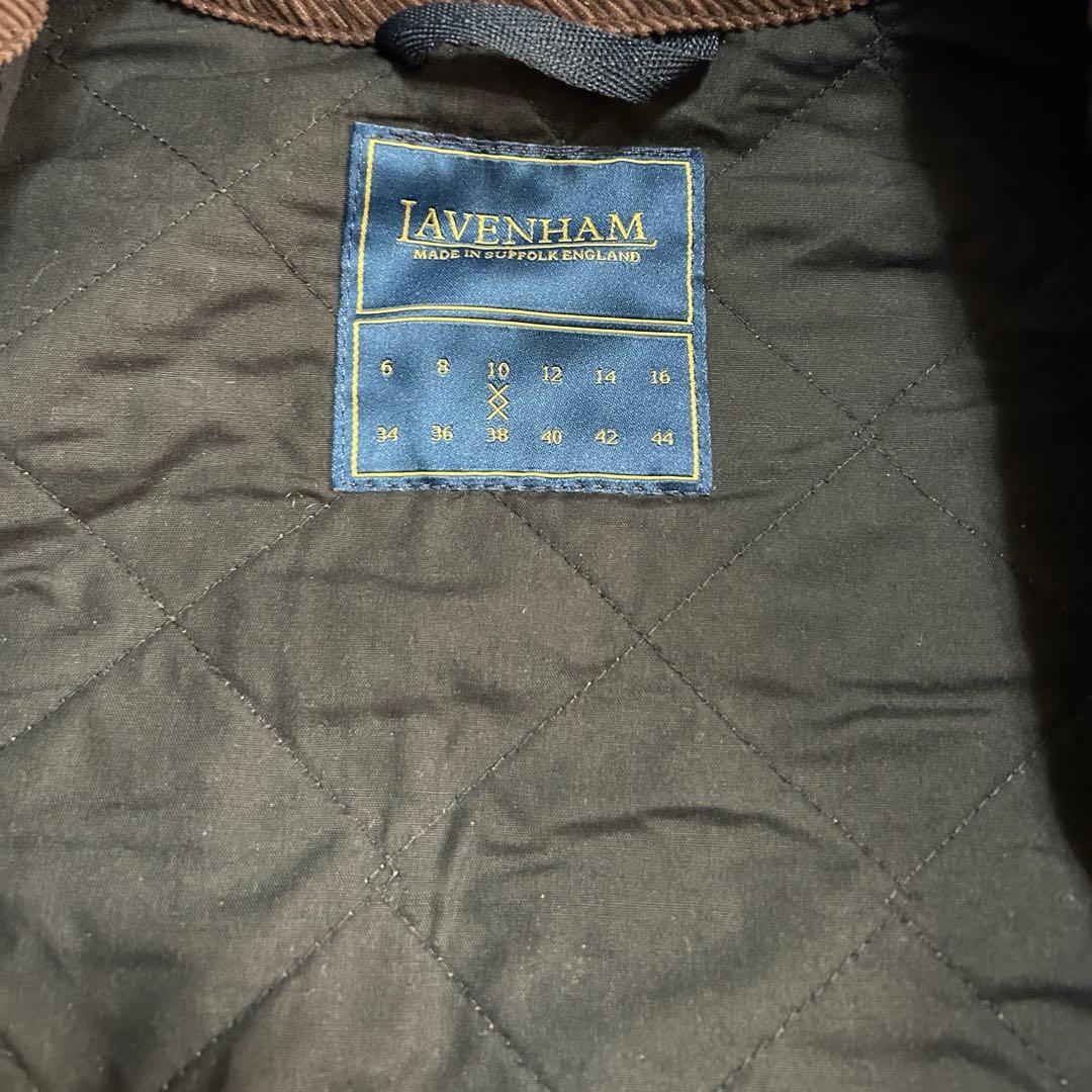 LAVENHAM キルティングジレ サイズ38 ブラウン 茶色
