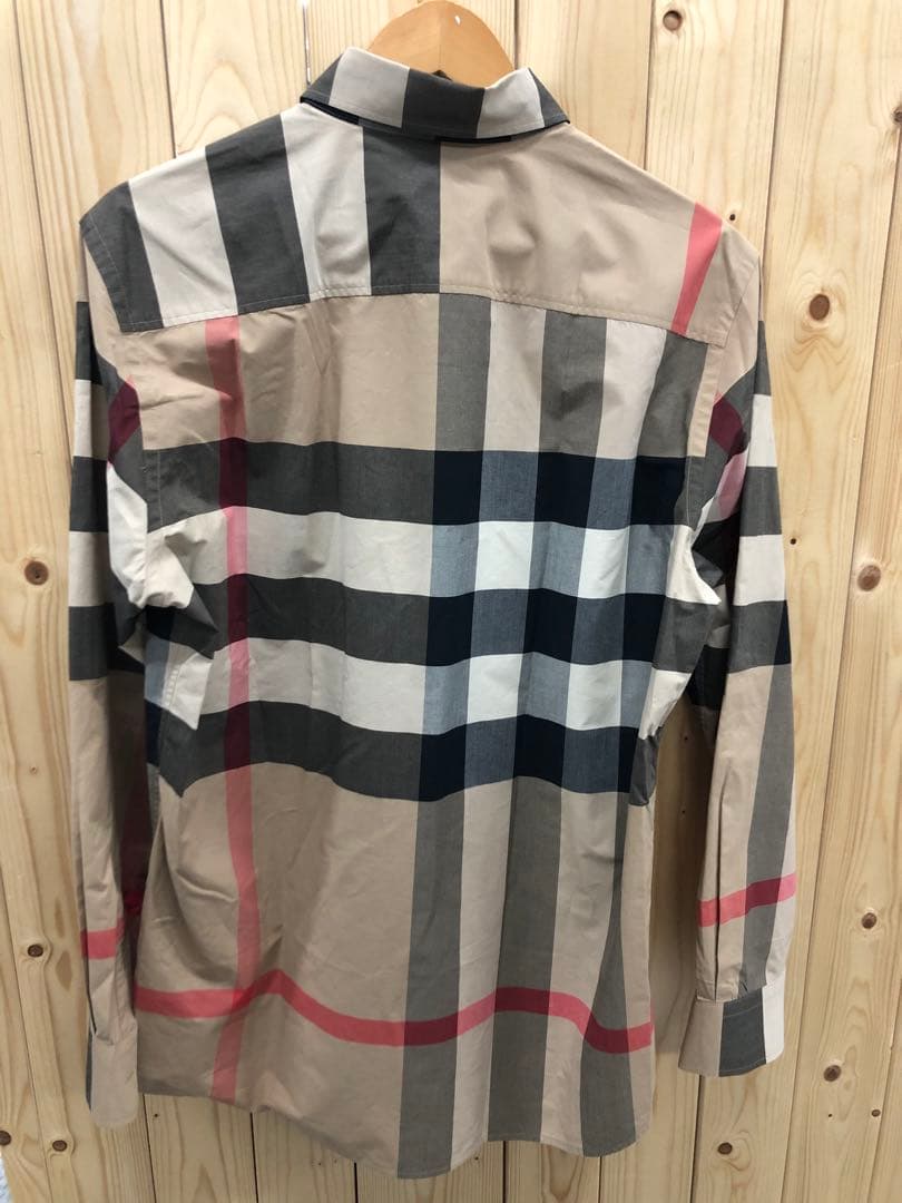 knmen126-0736 Burberry メガノバチェックシャツ