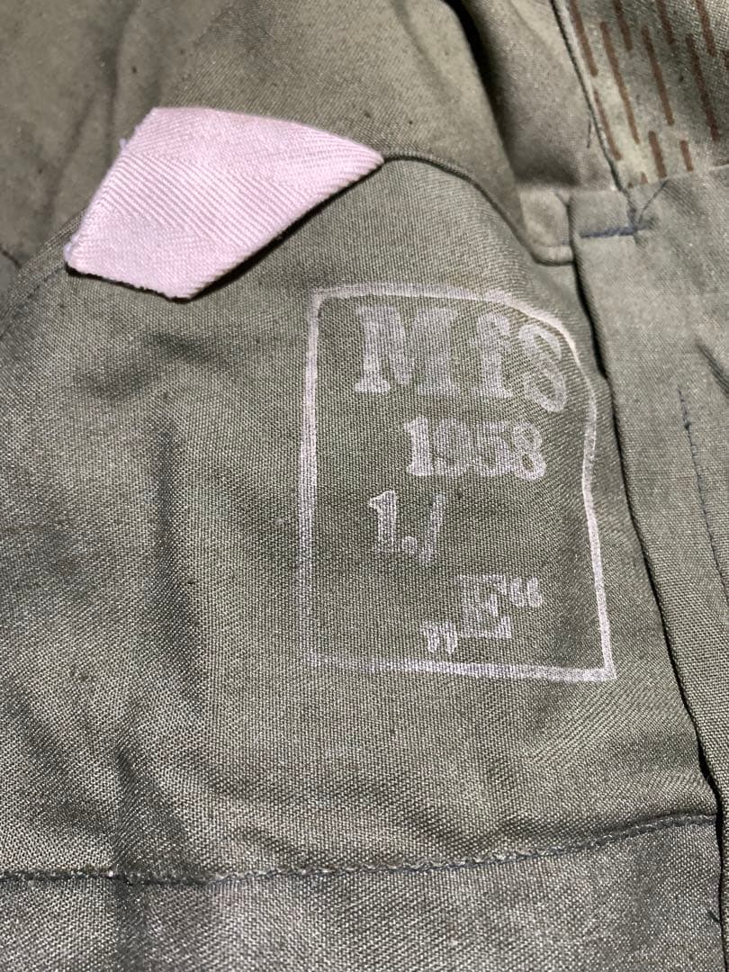 80S ヴィンテージ 東ドイツ 空挺部隊 ジャケット レインドロップ レインカモ