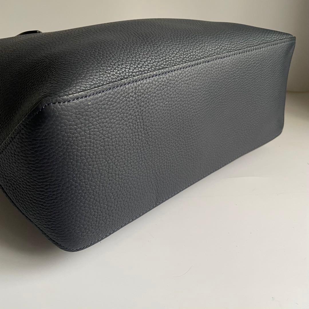 未使用品✨️ COACH ゴッサム　トートバッグ　ビジネス　レザー　ダークブルー