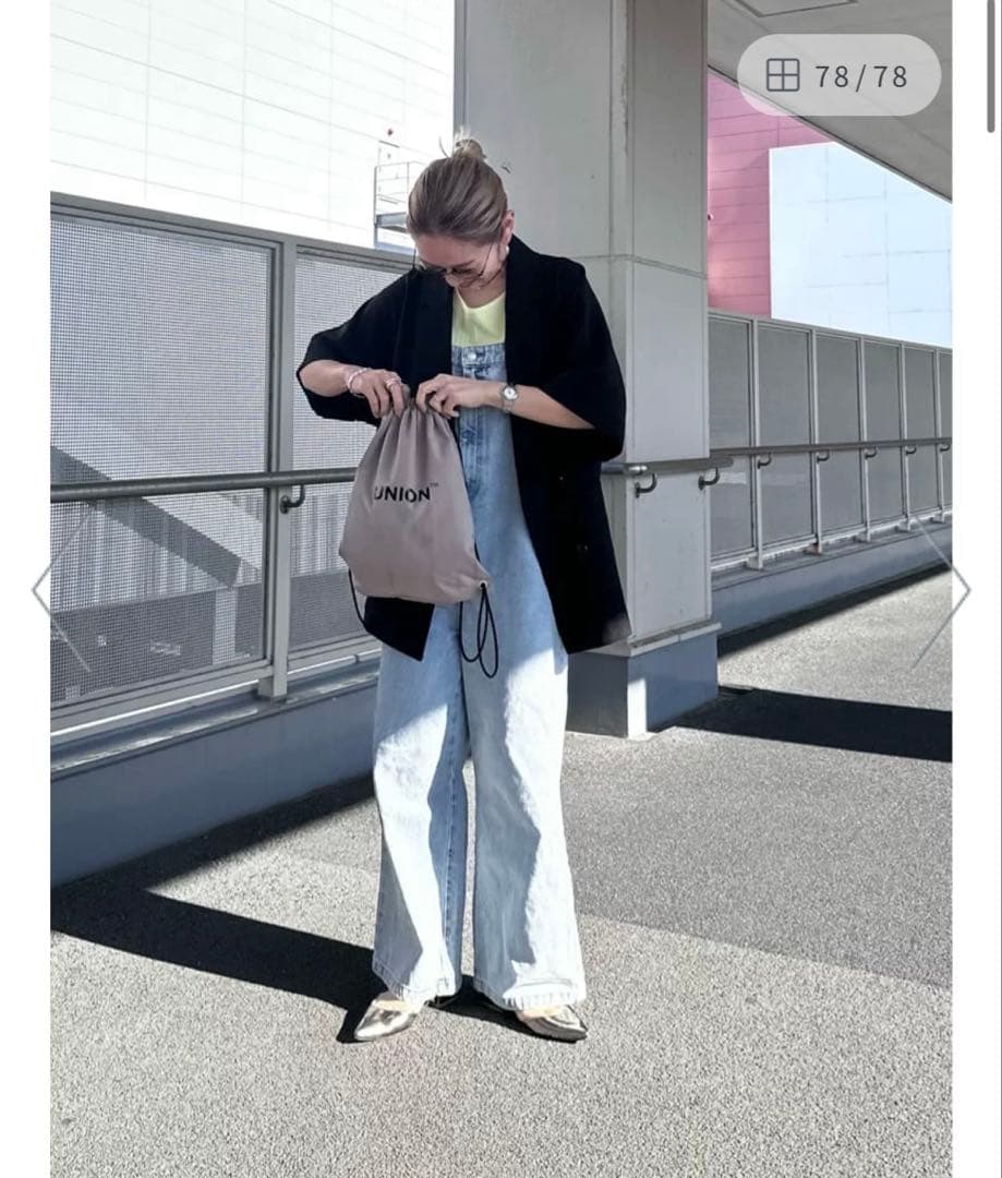 チャオパニックティピー/WILLOW/デニムサロペット