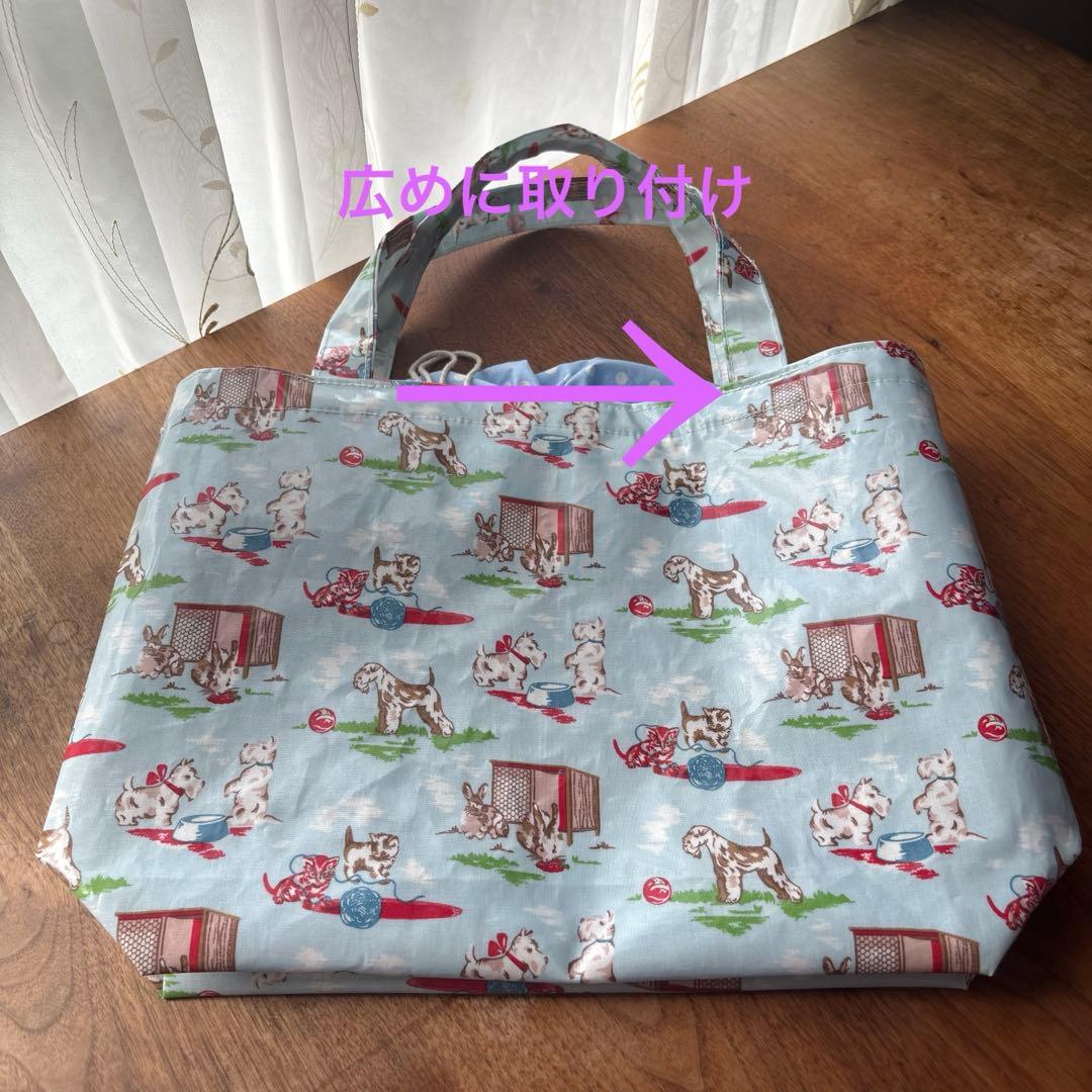 軽いんですバッグ Ｍサイズ キャスキッドソンシーチングラミネート