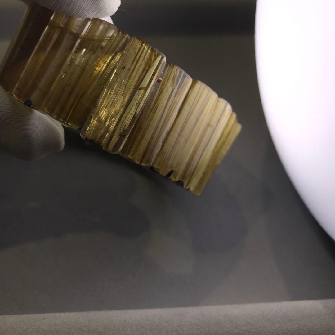 ⑦ルチルクォーツバングル(26mm級)