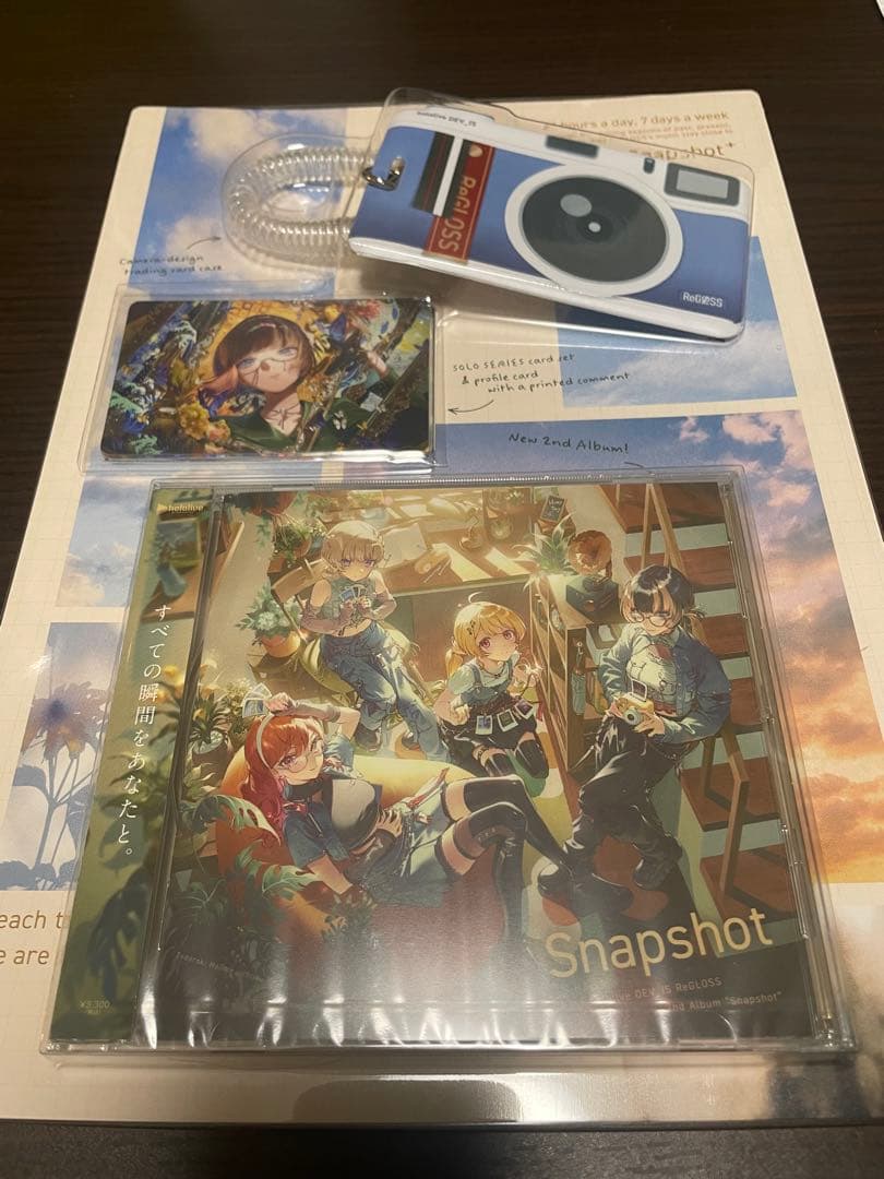 ReGLOSS Snapshot 完全生産限定盤 プロフィールカード 轟はじめ