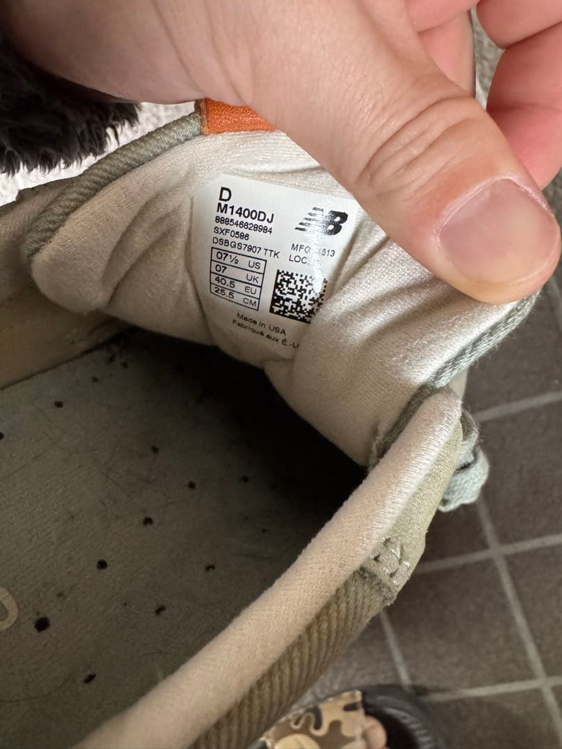 New Balance M1400DJ ニューバランス　スニーカー　USA製