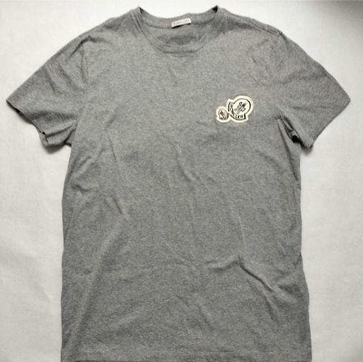 MONCLER グレー Tシャツ クルーネック