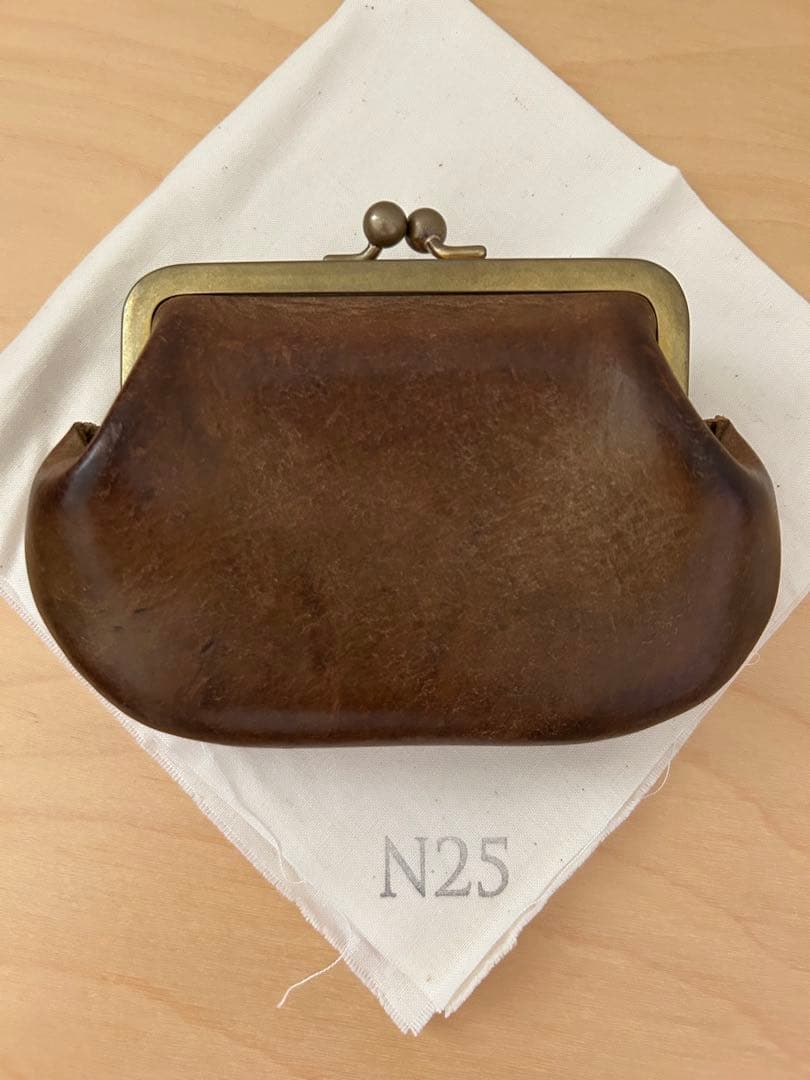 N25がま口財布 チェーン付き