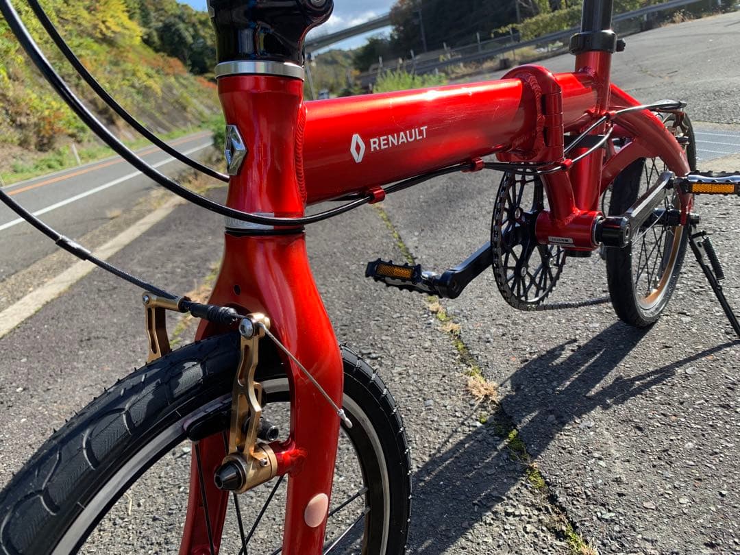 【即乘】送料無料 RENAULT折り畳み自転車 FORGED 3速ミニベロ小径車