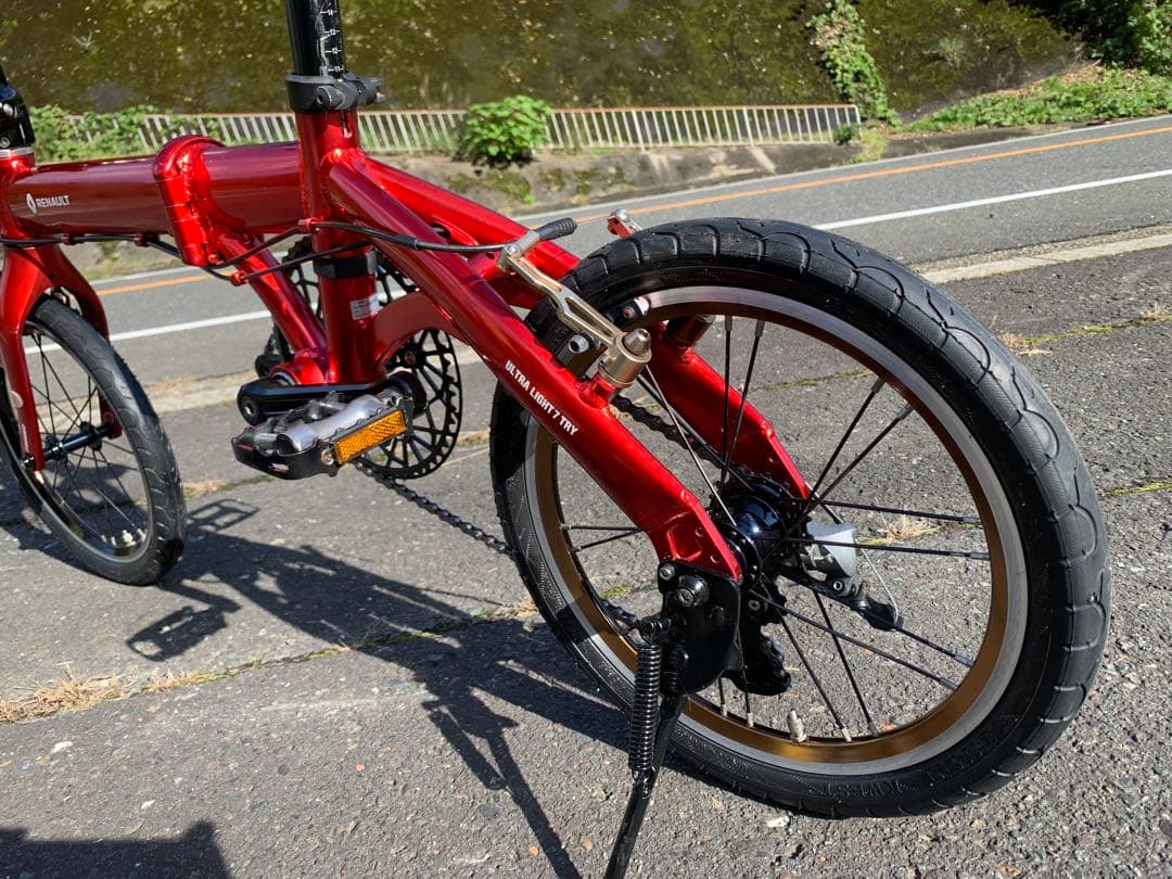 【即乘】送料無料 RENAULT折り畳み自転車 FORGED 3速ミニベロ小径車