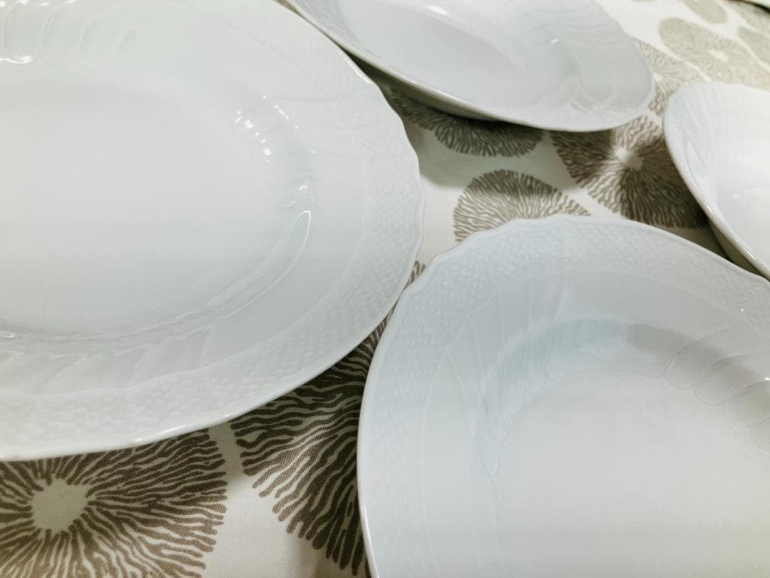 Y ジノリ ベッキオホワイトスープ皿 23.5cm4枚＆20cm2枚