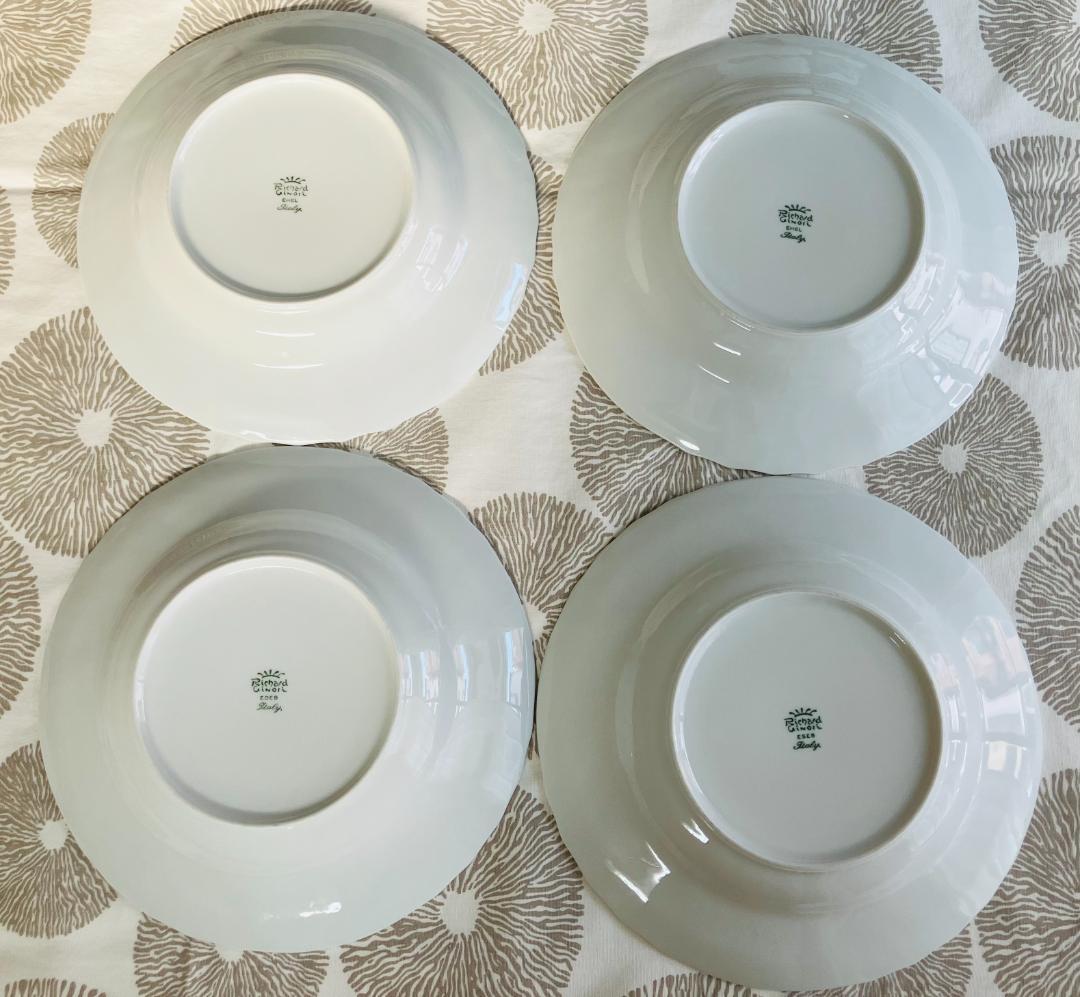 Y ジノリ ベッキオホワイトスープ皿 23.5cm4枚＆20cm2枚