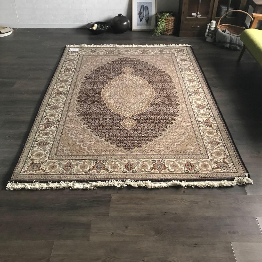 マヒ柄 希少品 ペルシャ絨毯柄 ラグ ラグマット 絨毯 153x222cm