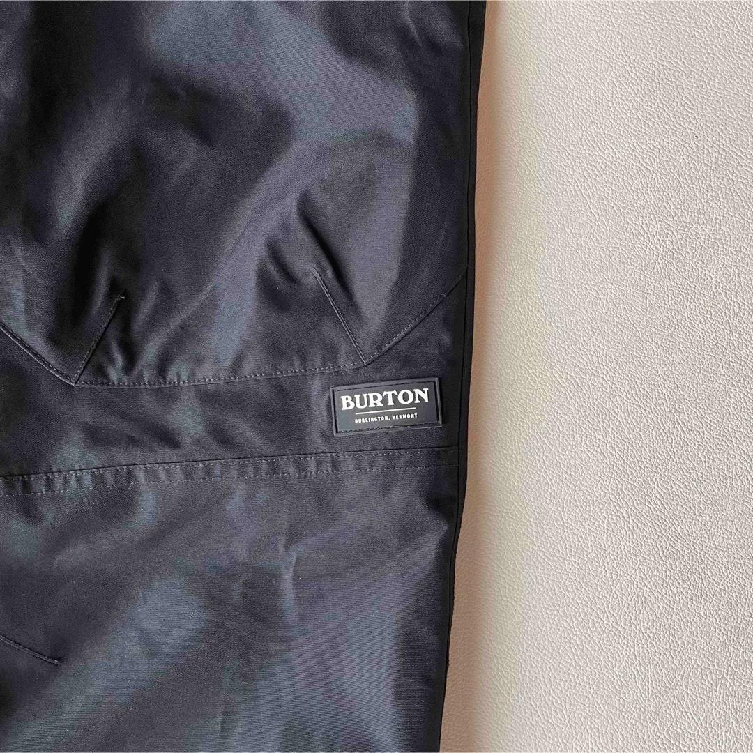 5468【美品】バートン　ビブパンツ ゴアテックス メンズ 近年モデル ブラック