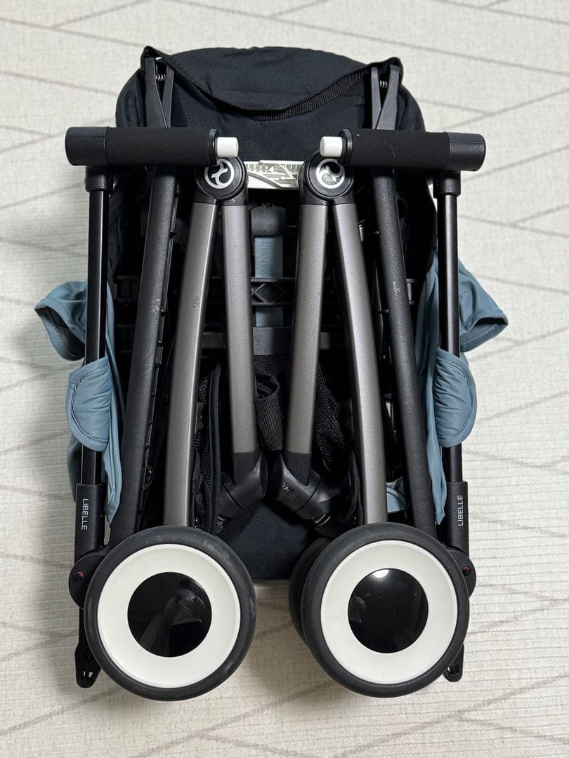 値下げ cybex リベル2024年モデル ストーミーブルーバンパー付き