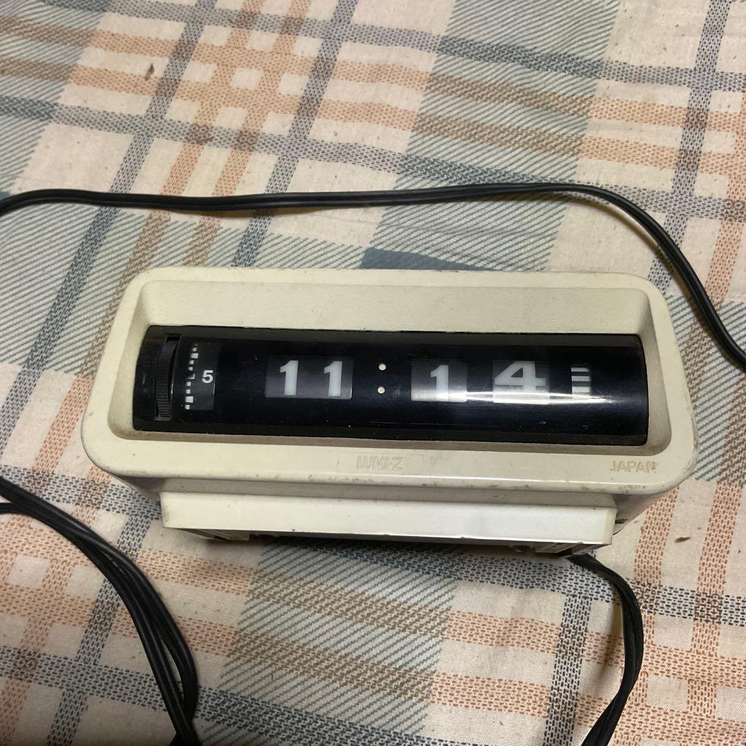 パラパラ時計　株式会社田村電機製作所　作動品　【昭和レトロ】