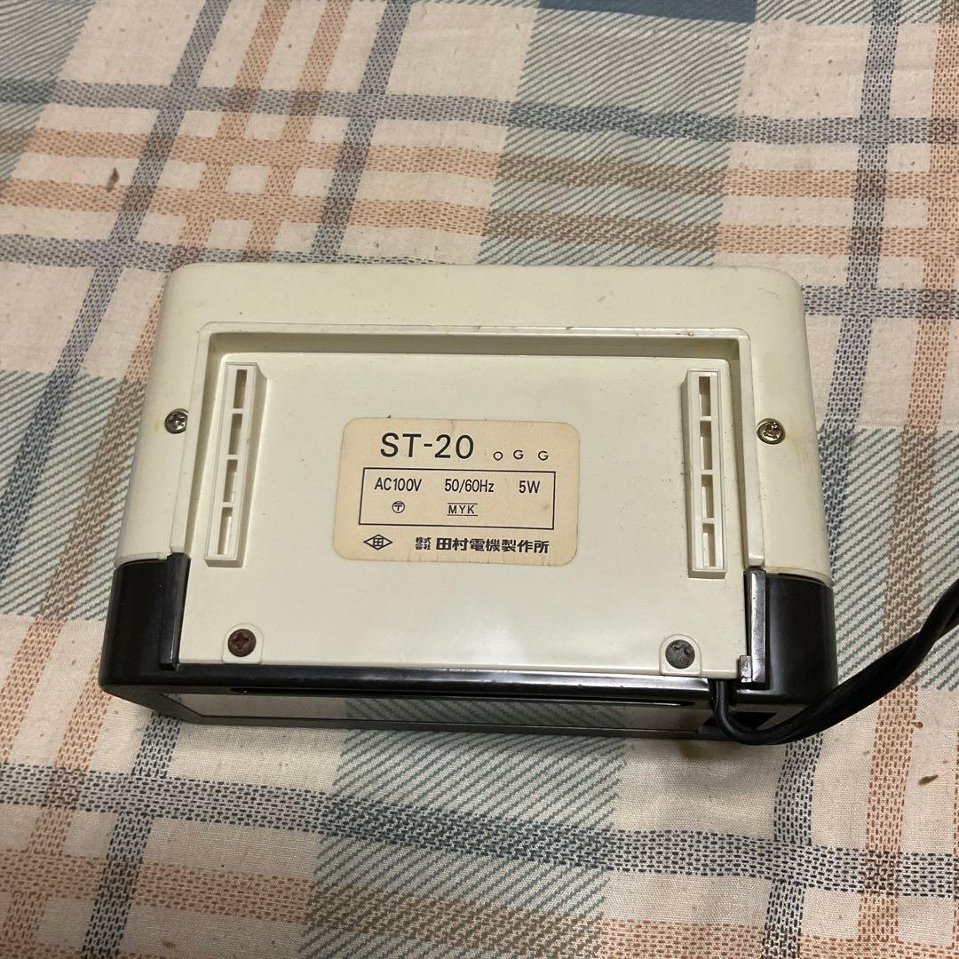 パラパラ時計　株式会社田村電機製作所　作動品　【昭和レトロ】