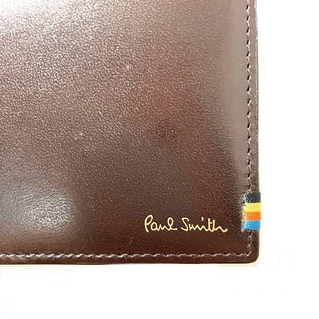 新品✨Paul Smith✨Paulスミス✨かぶせ✨長財布✨チョコ✨人気✨未使用