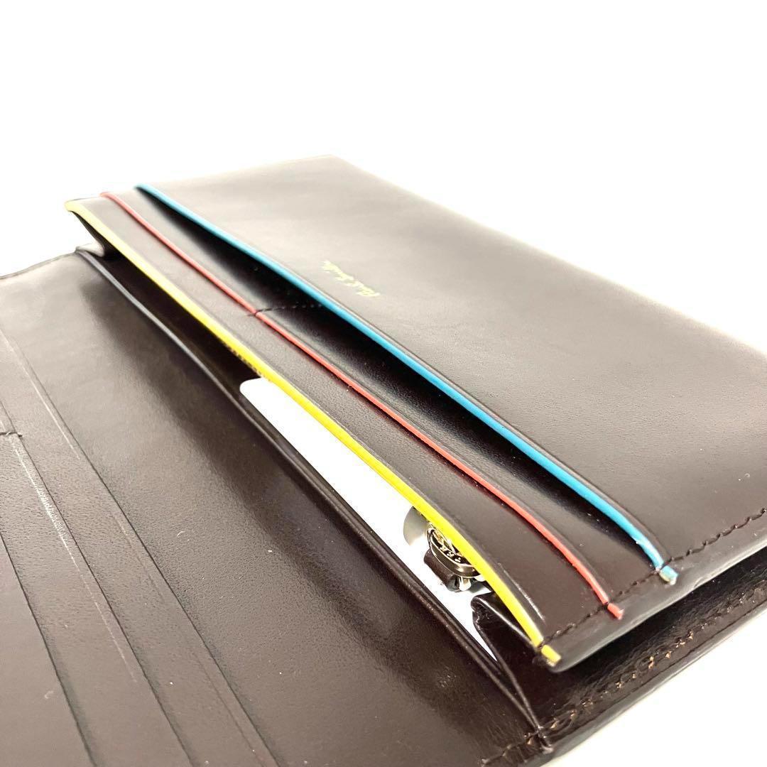 新品✨Paul Smith✨Paulスミス✨かぶせ✨長財布✨チョコ✨人気✨未使用