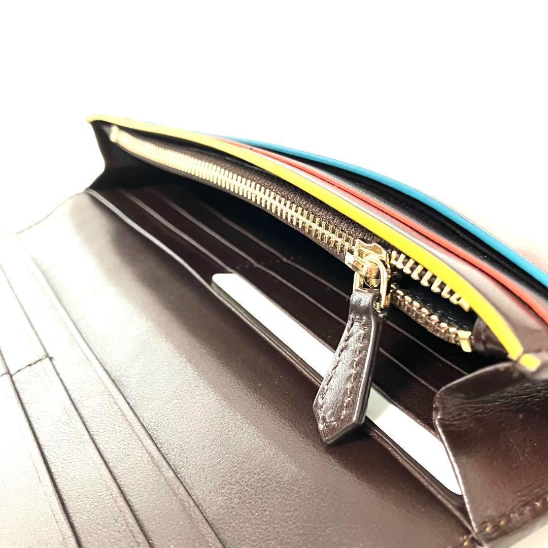 新品✨Paul Smith✨Paulスミス✨かぶせ✨長財布✨チョコ✨人気✨未使用