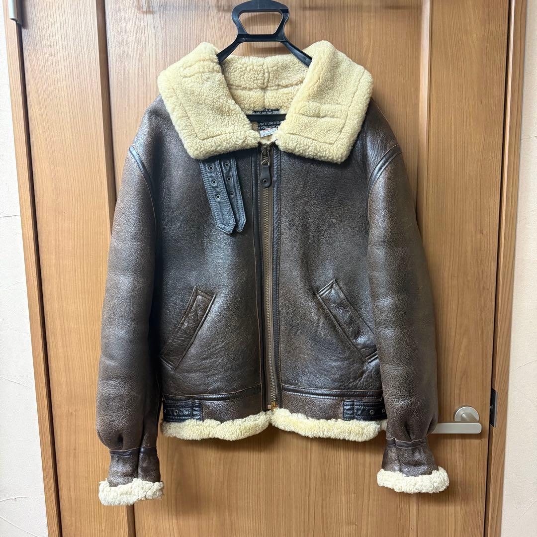 AVIREX レザー フライトジャケット B3 ボア付き