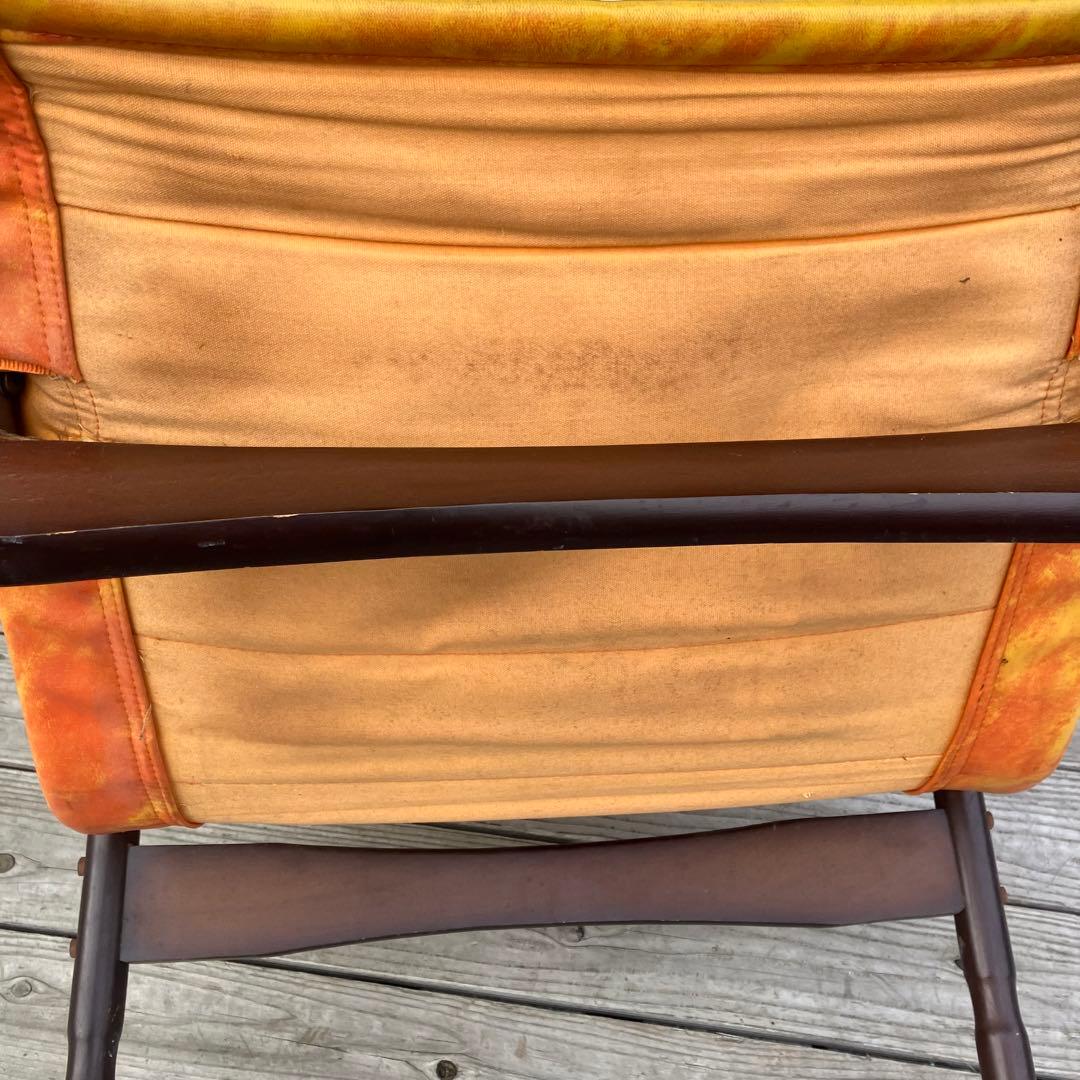 昭和レトロ 木製 ロッキングチェア アームチェア 古道具 古家具 ビンテージ