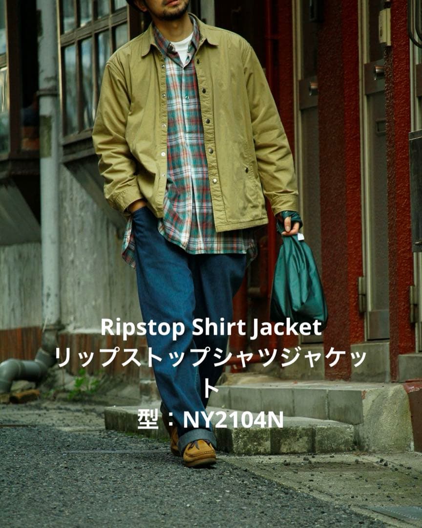 ノースフェイス パープルレーベルシャツジャケットNY2104N ベージュ S