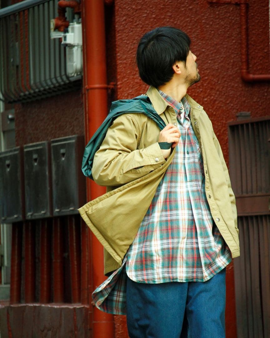 ノースフェイス パープルレーベルシャツジャケットNY2104N ベージュ S