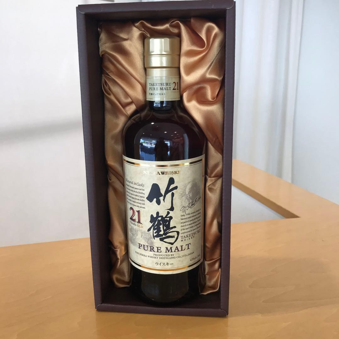 【新品・未開封品】竹鶴 21年 ピュアモルトウイスキー