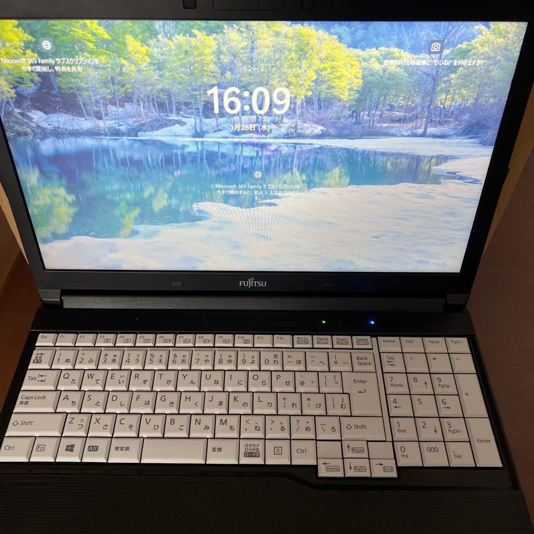 Office付 ノートPC 富士通 LIFEBOOK Win11 Corei5