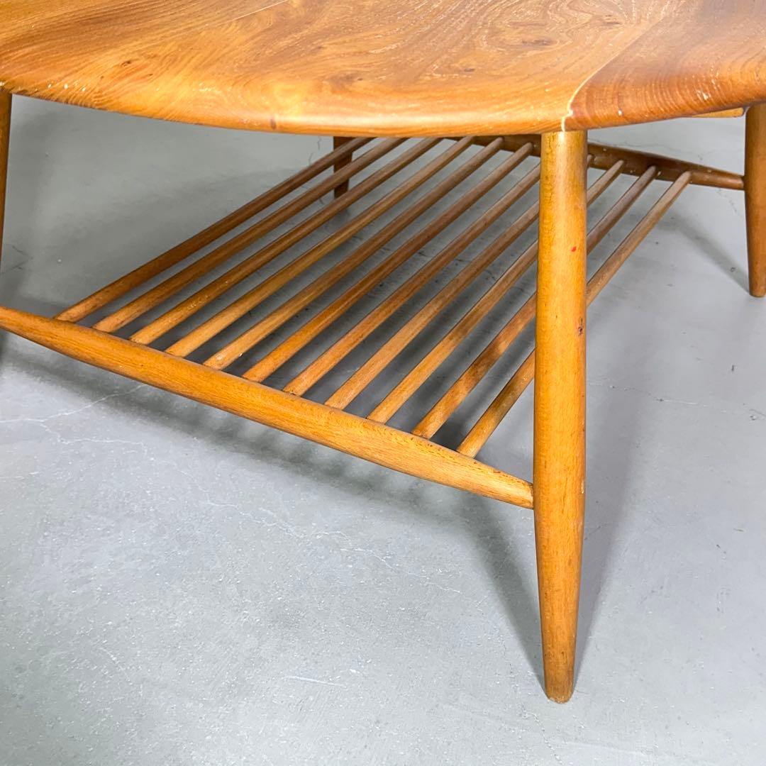 ERCOL(アーコール) ラウンドコーヒーテーブル (301) ビンテージ