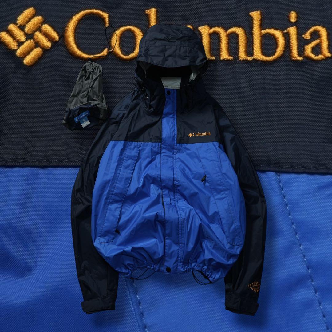 ジャケット・アウター y2k Columbia shell jacket tech blue city