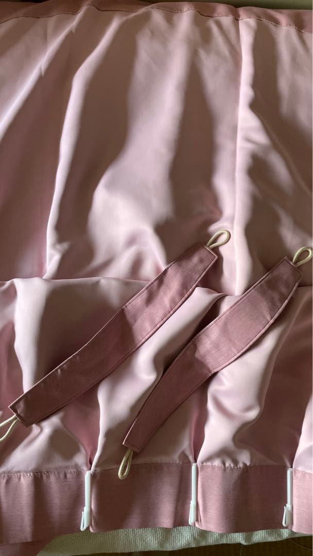 【美品】川島織物 遮光カーテン ピンク　川島織物セルコン