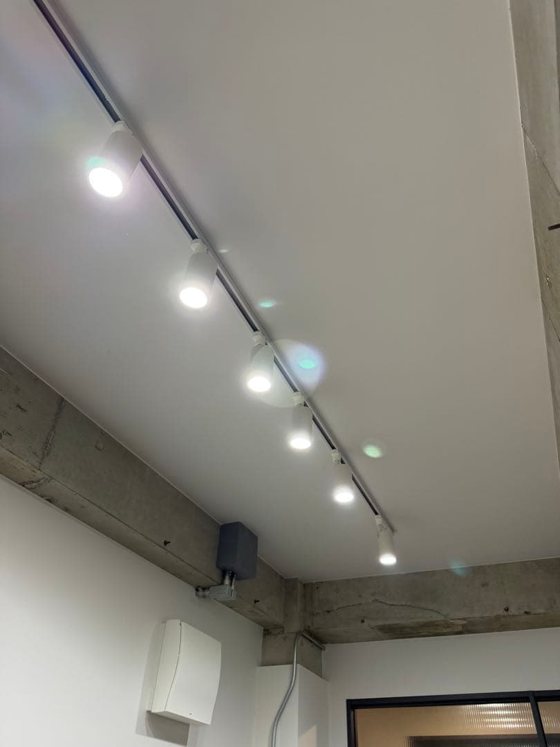 ダクトレール用LEDスポットライト G213 ホワイト 6個セット_A