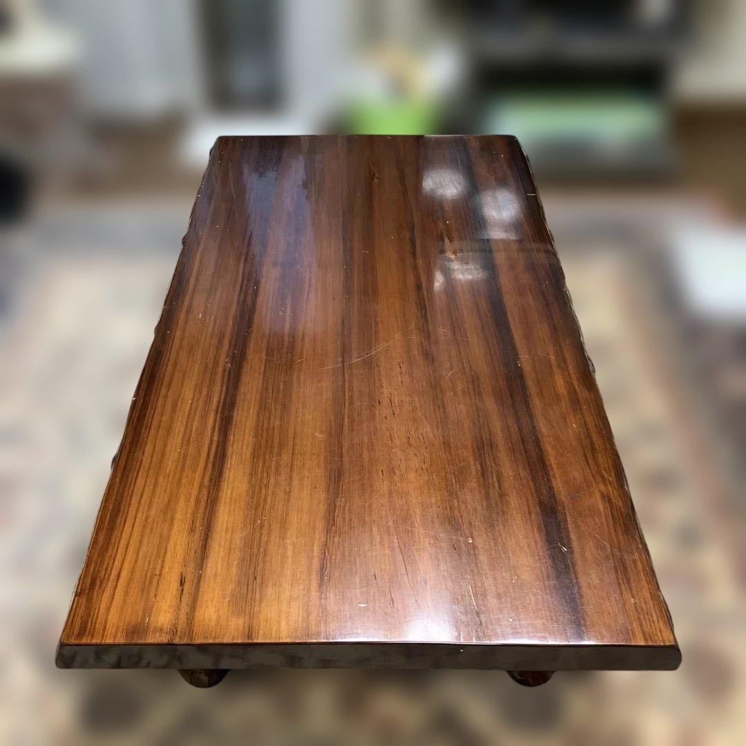 座卓　一枚板　ローテーブル　和家具 座卓 座敷机　木製