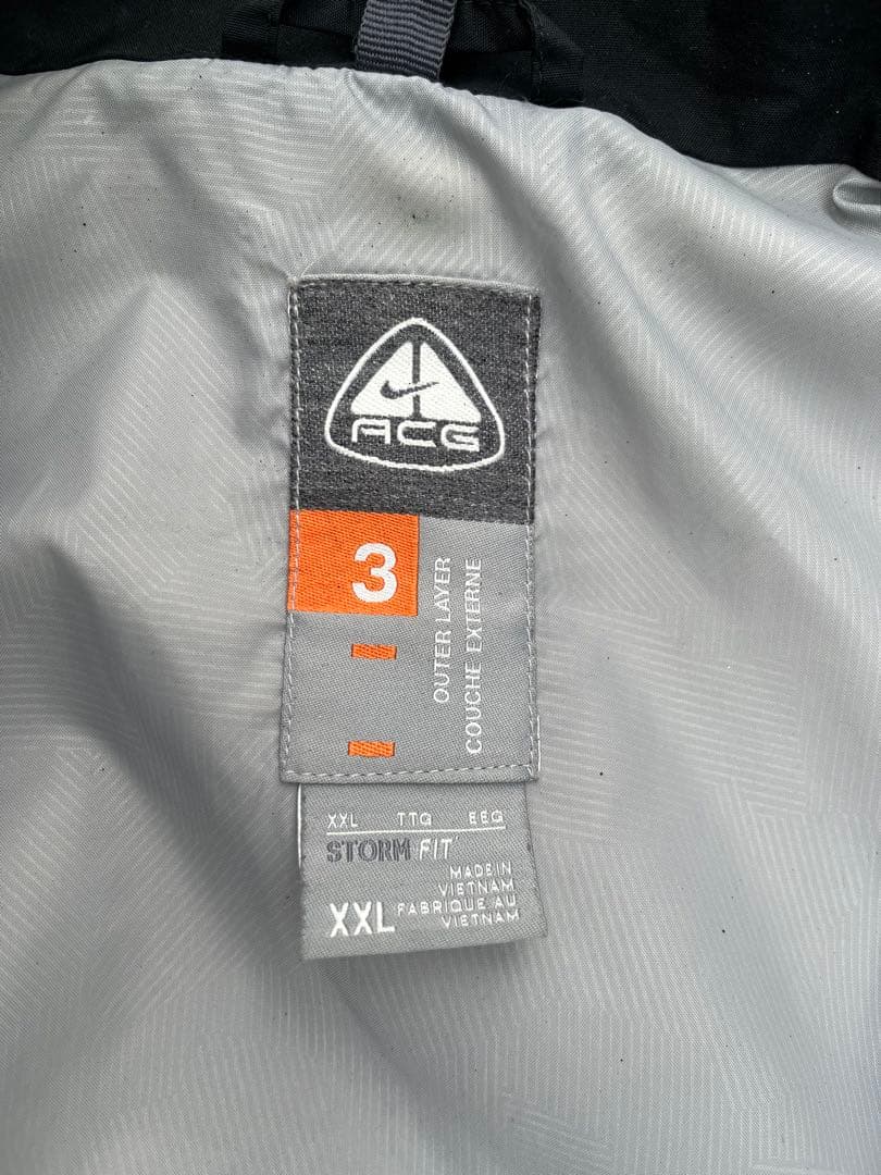 NIKE ACG 00s ブラック ナイロン マウンテンパーカー XL〜XXL