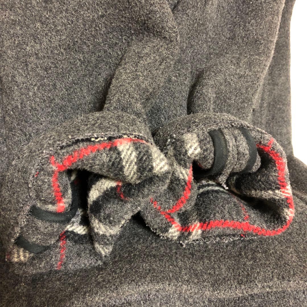 希少✨BURBERRY ダッフルコート チャコールグレーノバチェック バーバリー