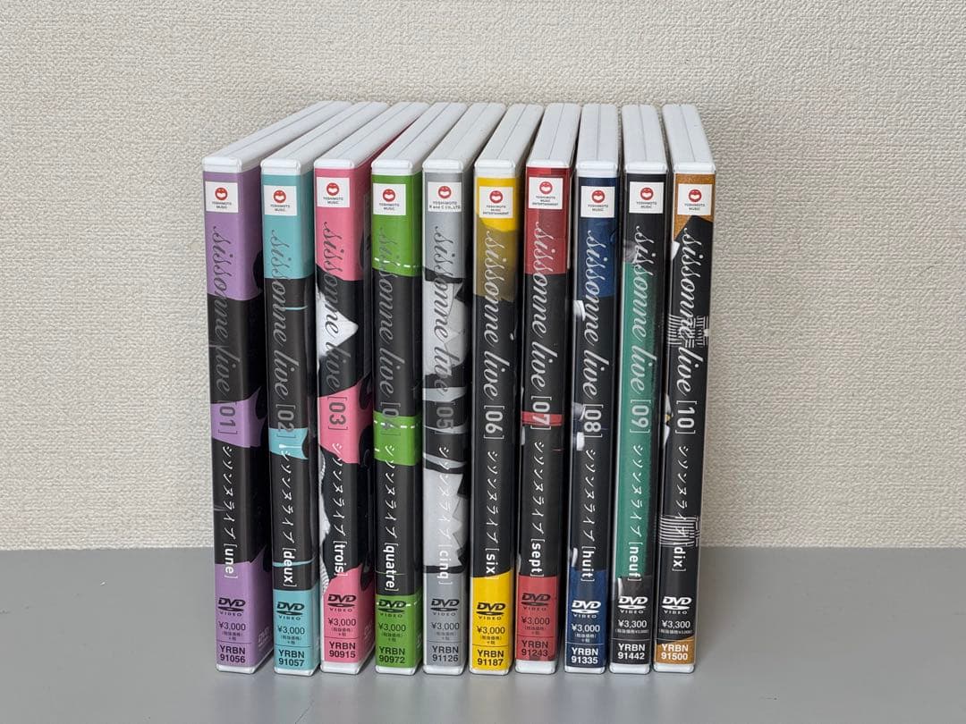 シソンヌ　ライブDVD 1〜10 セット