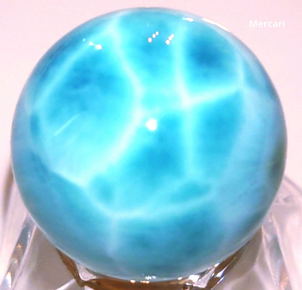 極上ラリマー　スフィア　28mm大玉