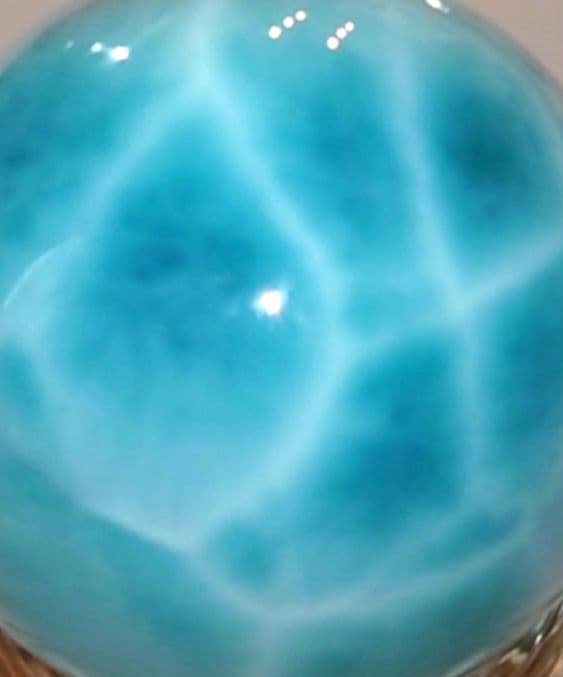 極上ラリマー　スフィア　28mm大玉