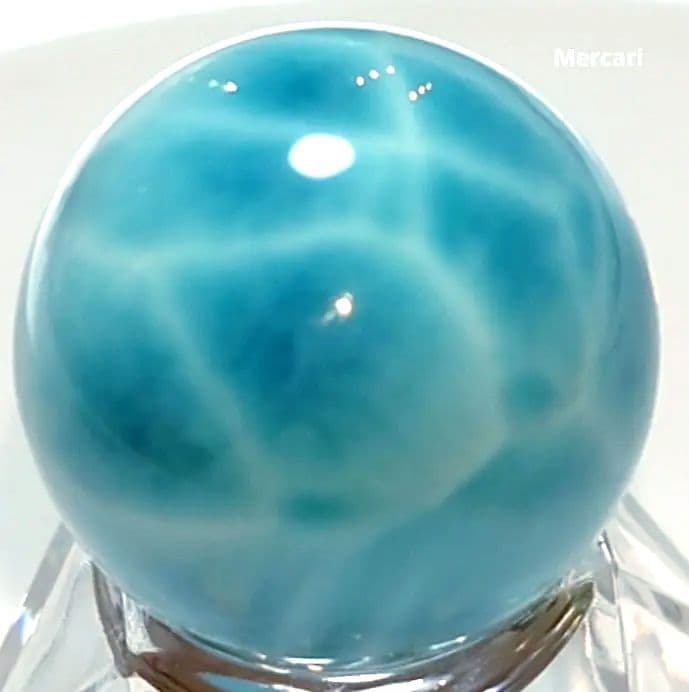 極上ラリマー　スフィア　28mm大玉