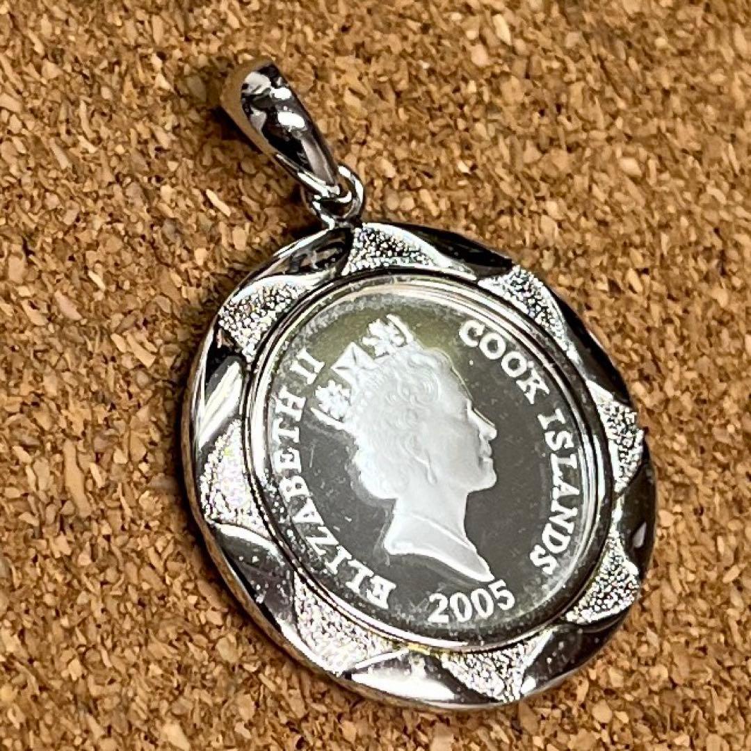 【ペンダントトップ 】［純銀］silver999 クック諸島