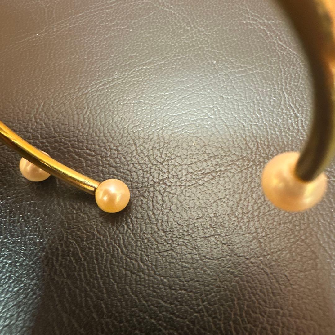 まる様　bijou de M ビジュードエム パールゴールドブレスレット