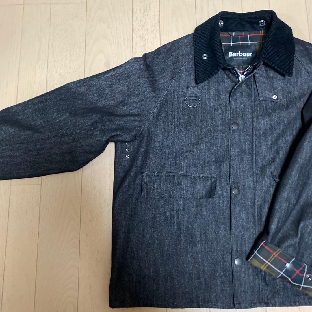 【最終値下げ】Barbour 別注デニムジャケット　Lサイズ　完売モデル