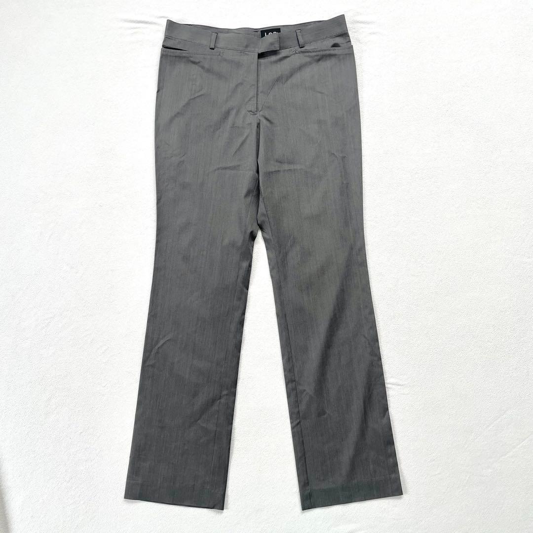 極美品・大きいサイズ✨ICB ノーカラー パンツ スーツ セットアップ シルク