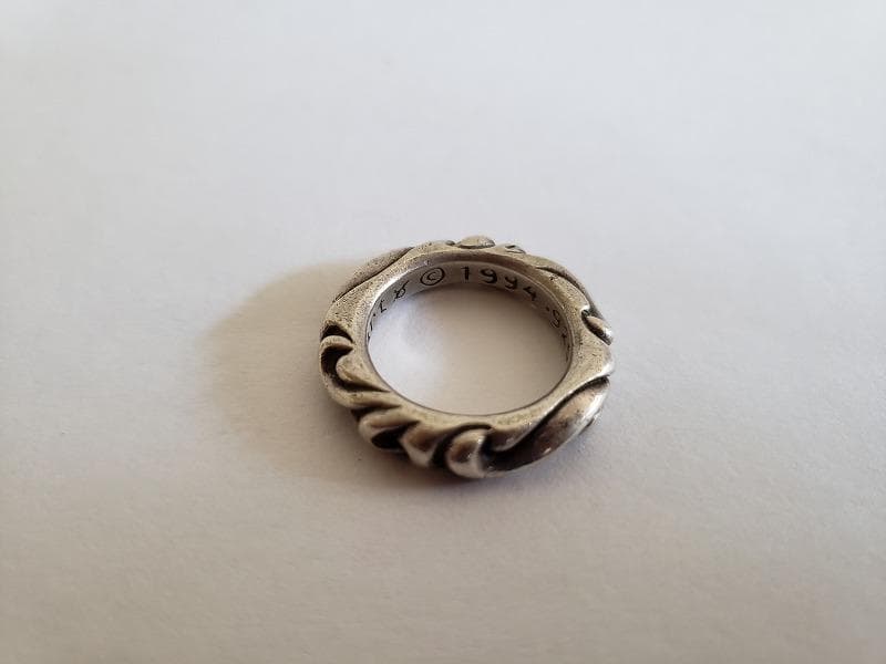 CHROME HEARTS／スクロールバンドリング／SV925／10～11号