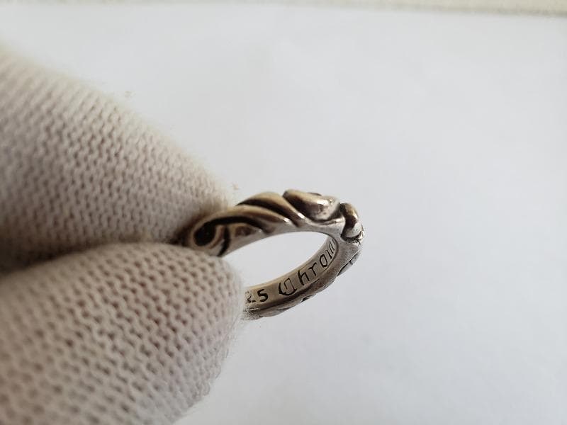 CHROME HEARTS／スクロールバンドリング／SV925／10～11号