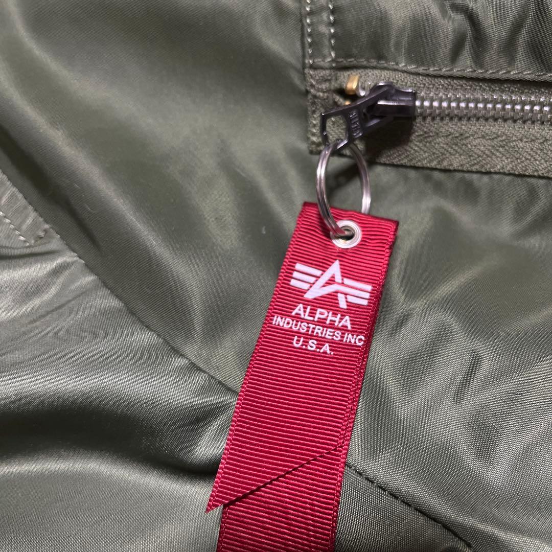 アルファインダストリーズ MA-1 フライトジャケット グリーン　オレンジ　限定