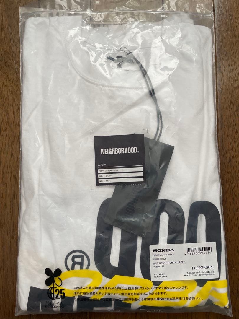 h*k様 新品未使用 NEIGHBORHOOD HONDAコラボ ロンT