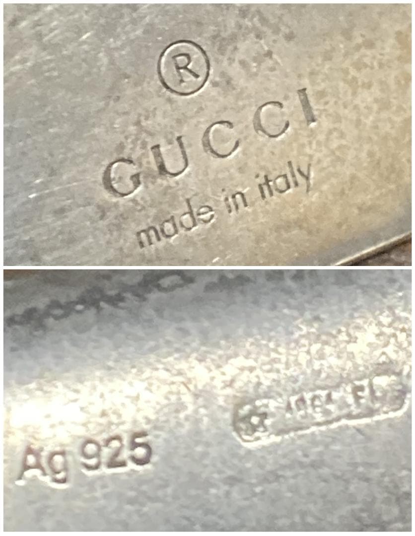 グッチ マネークリップ GG柄 グッチシマ ダブルG シルバー925